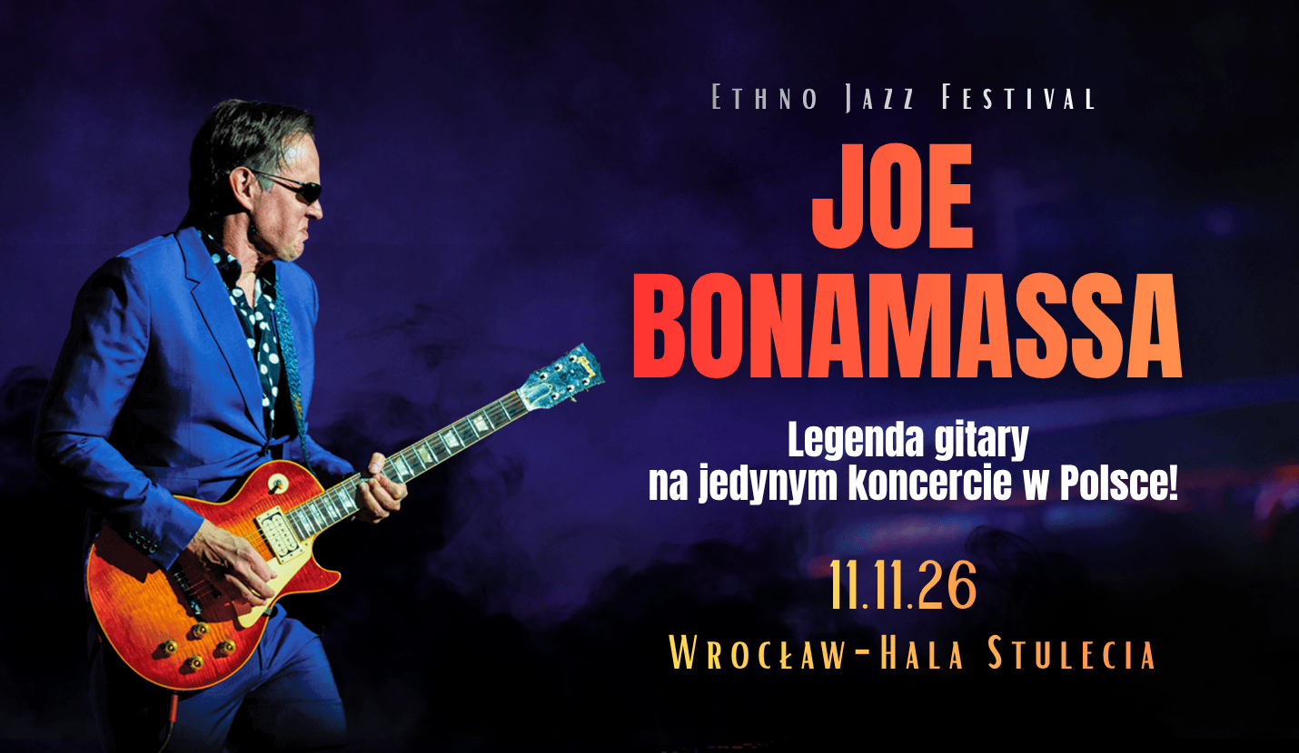 JOE BONAMASSA – LEGENDA GITARY ZAGRA WE WROCŁAWIU! post thumbnail image