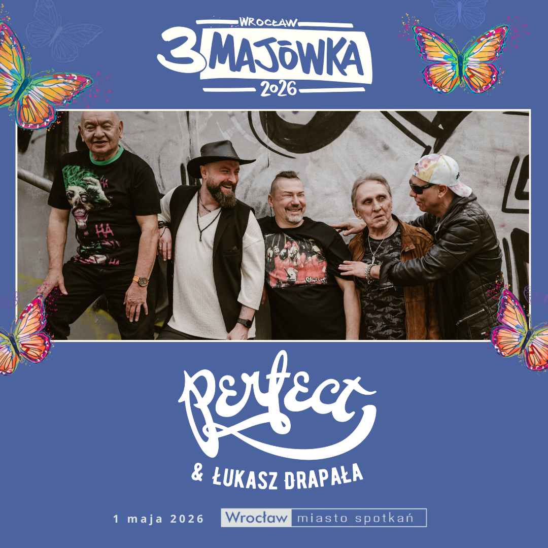 PERFECT – legenda polskiego rocka zagra na festiwalu 3-MAJÓWKA 2026 we Wrocławiu! post thumbnail image