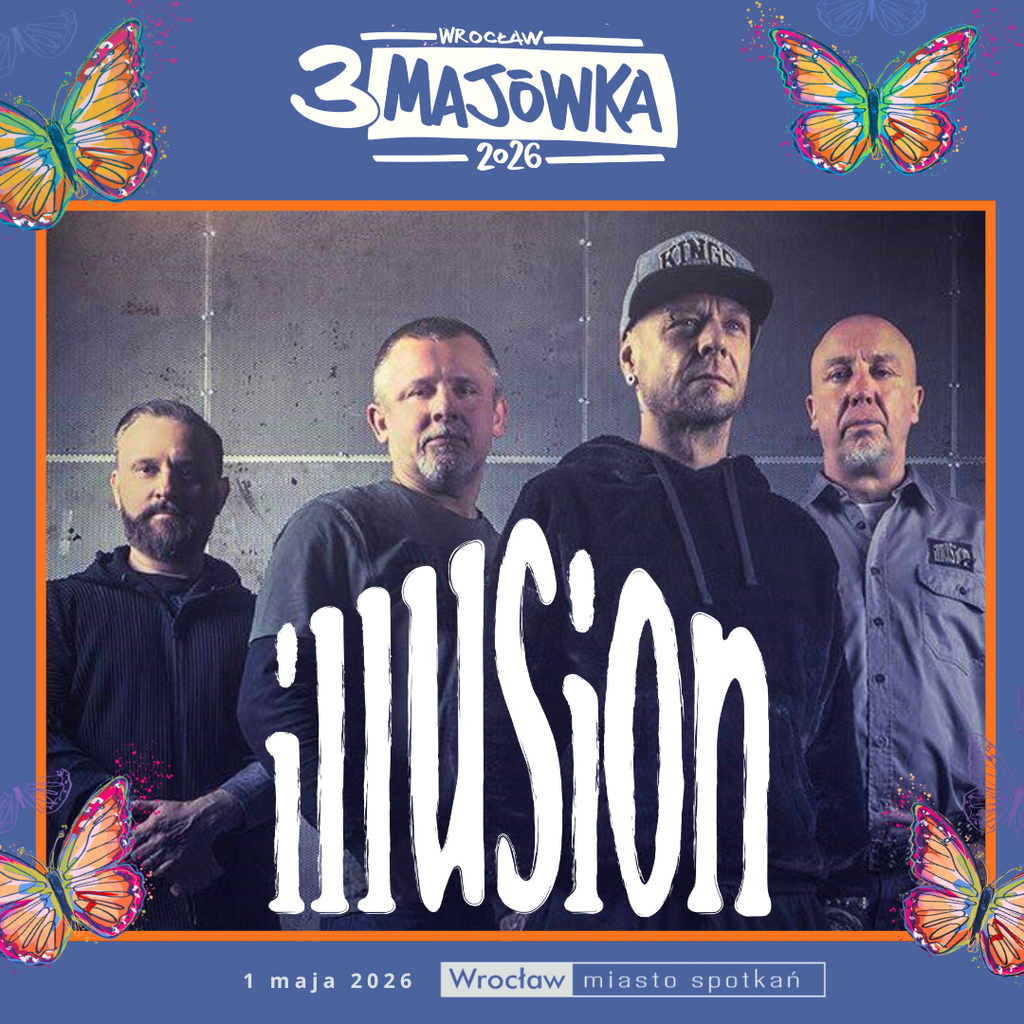 ILLUSION zagra na festiwalu 3-MAJÓWKA 2026 we Wrocławiu! post thumbnail image