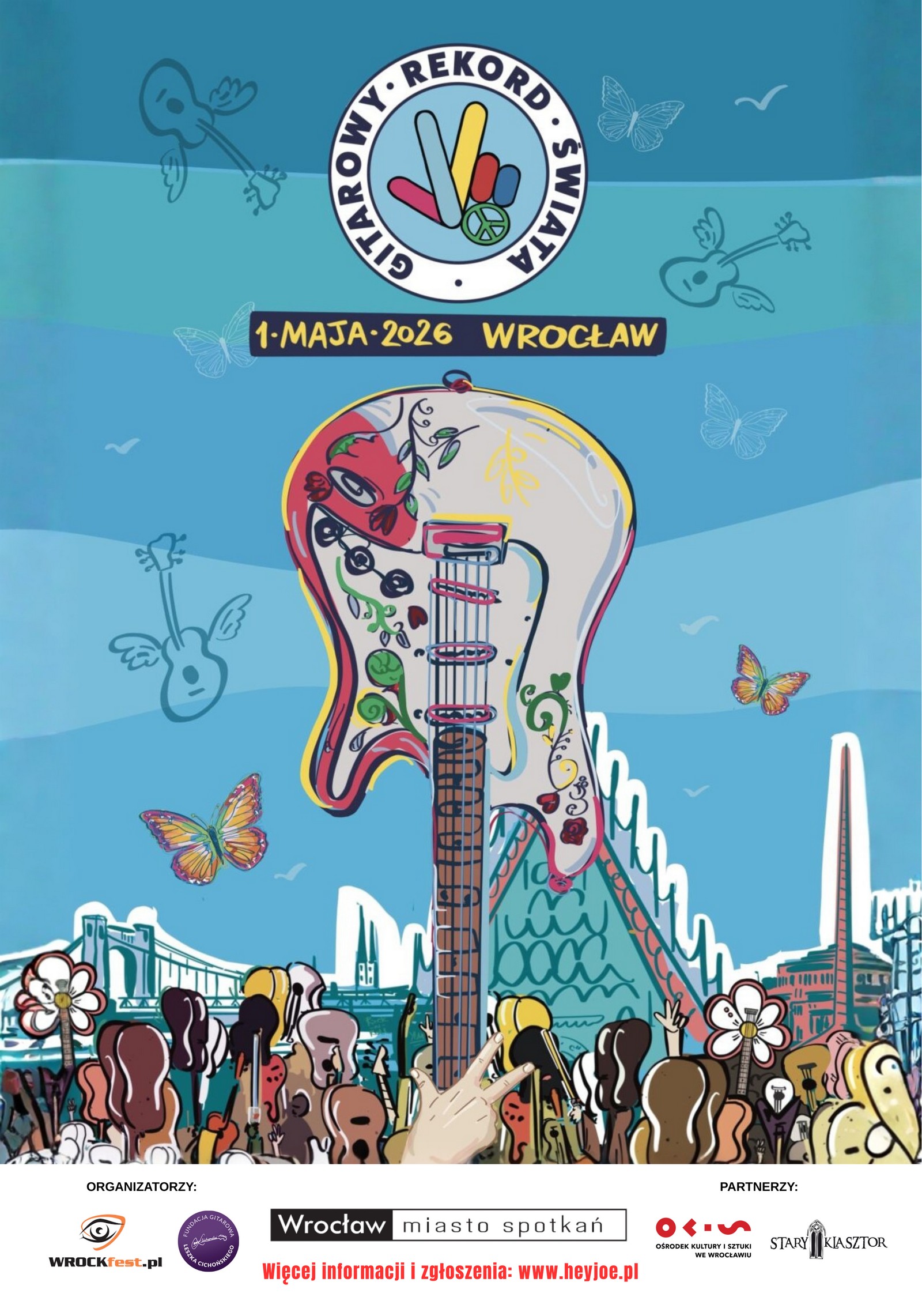 Oficjalny plakat Gitarowego Rekordu Świata 2026 post thumbnail image