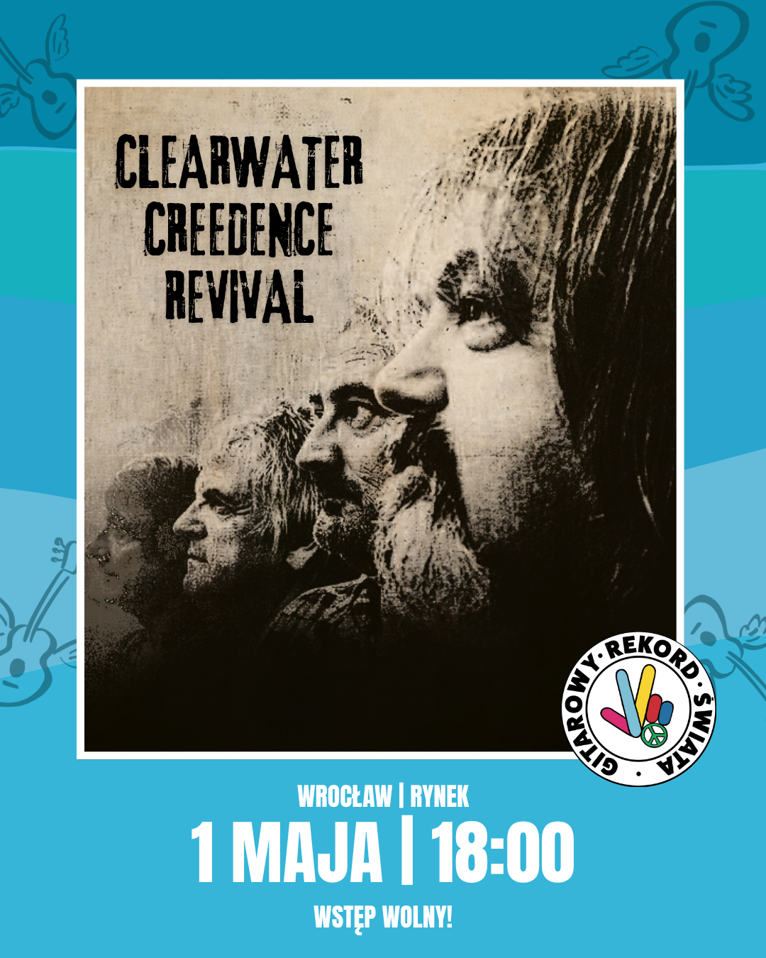 CLEARWATER CREEDENCE REVIVAL zagra 1 maja we Wrocławiu! post thumbnail image