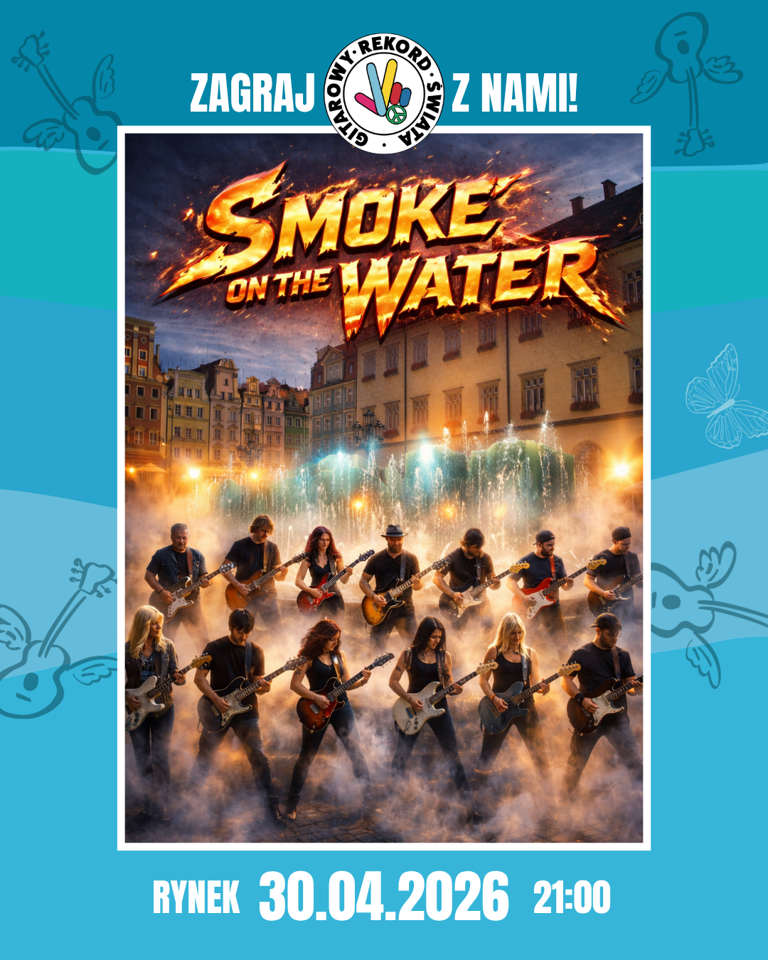 Zagraj SMOKE ON THE WATER przy WROCŁAWSKIEJ FONTANNIE! post thumbnail image