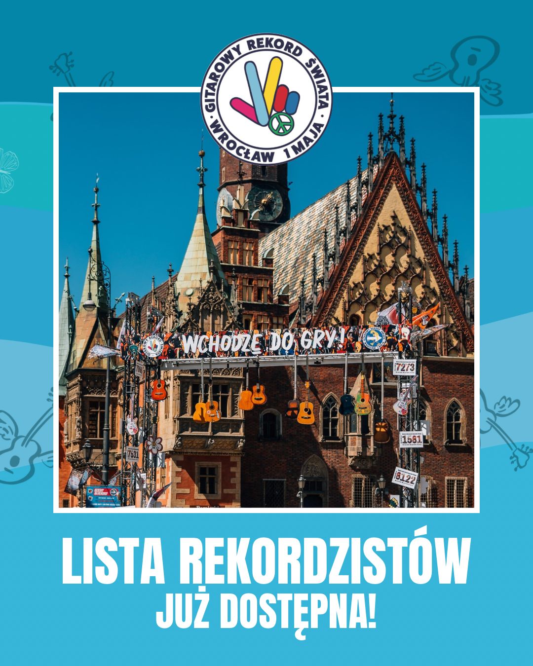 Lista uczestników Gitarowego Rekordu Świata 2026 już dostępna! post thumbnail image
